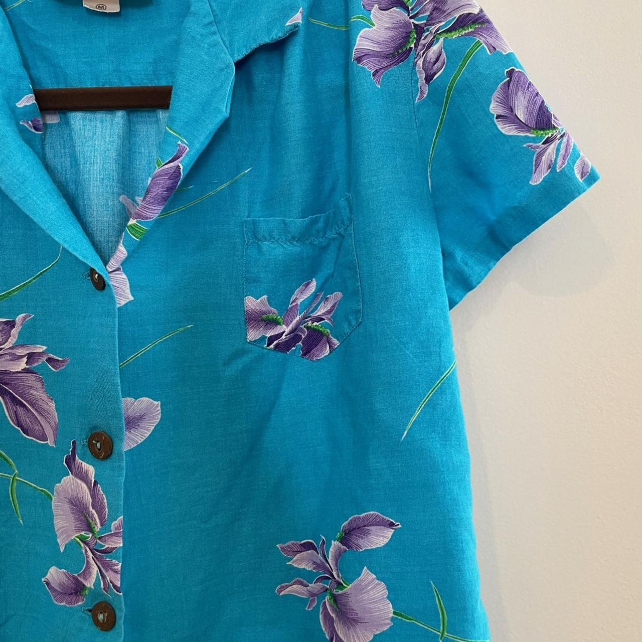 Vintage Cropped Hawaiian Shirt