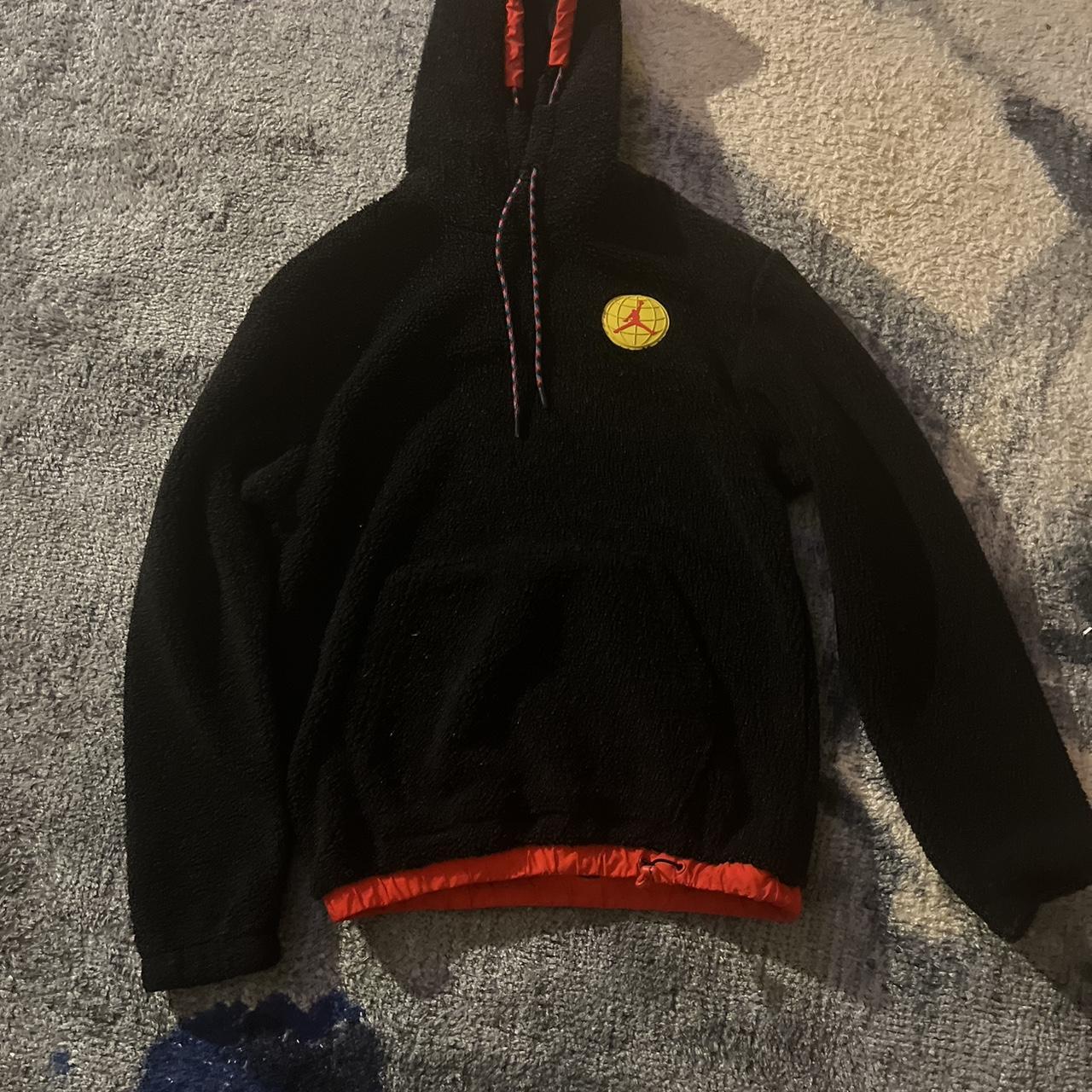 mens red jordan hoodie