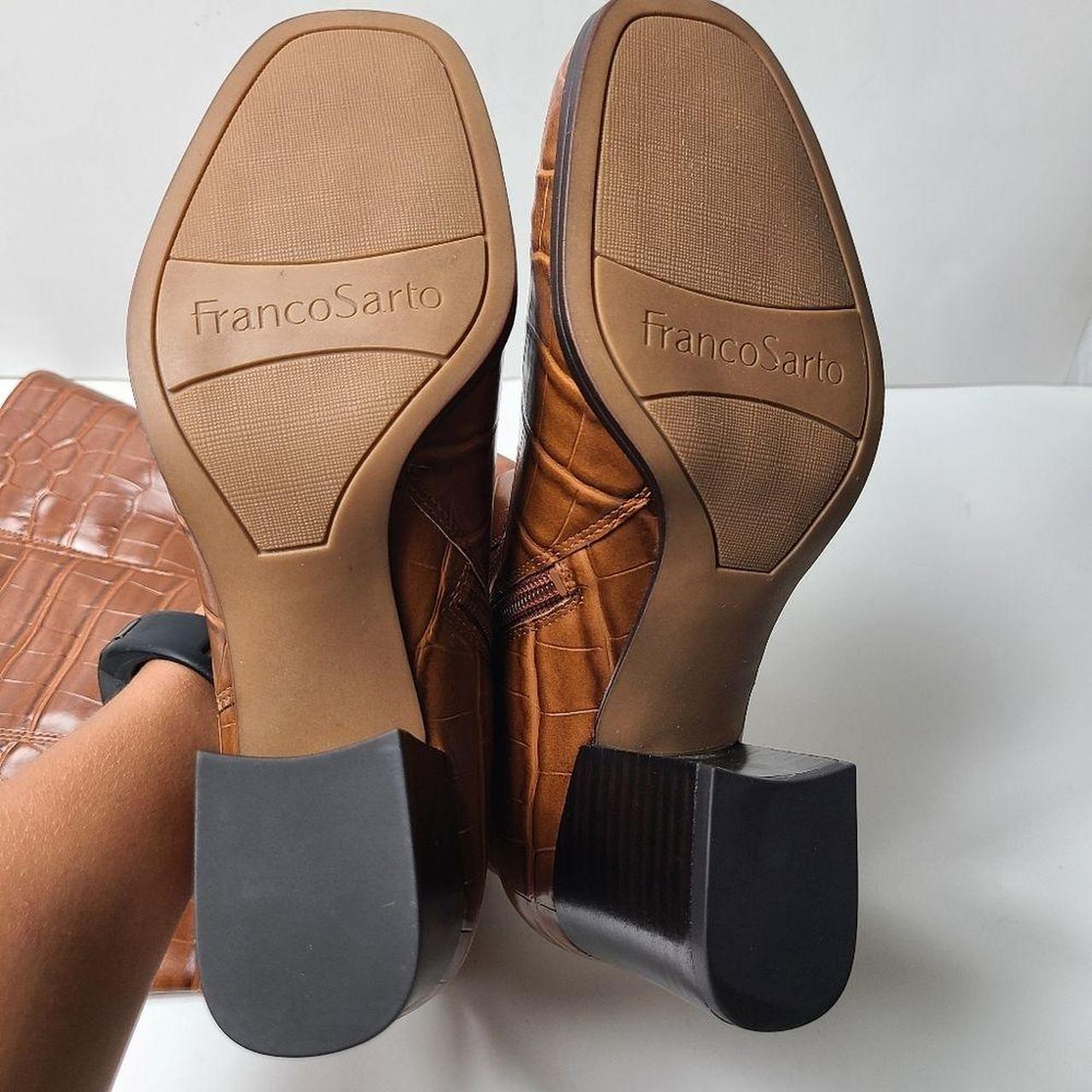 NWOT FRANCO SARTO anberlin heeled boots Size 7,5 Depop