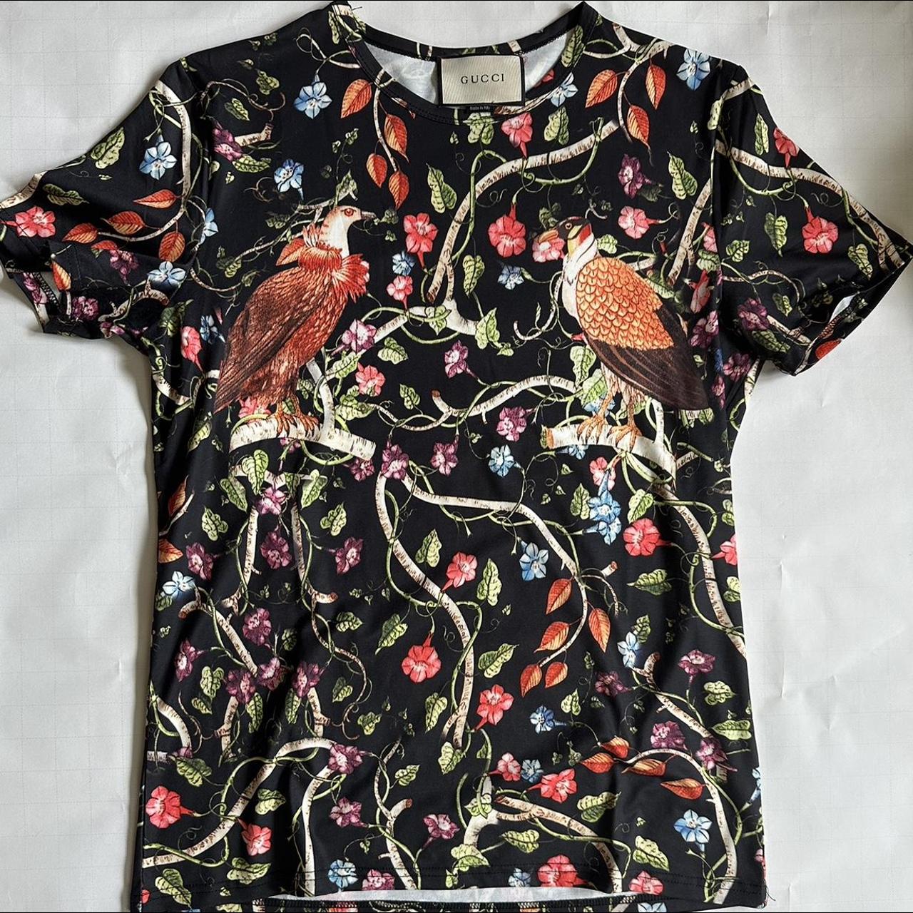 Gucci flower t shirt best sale