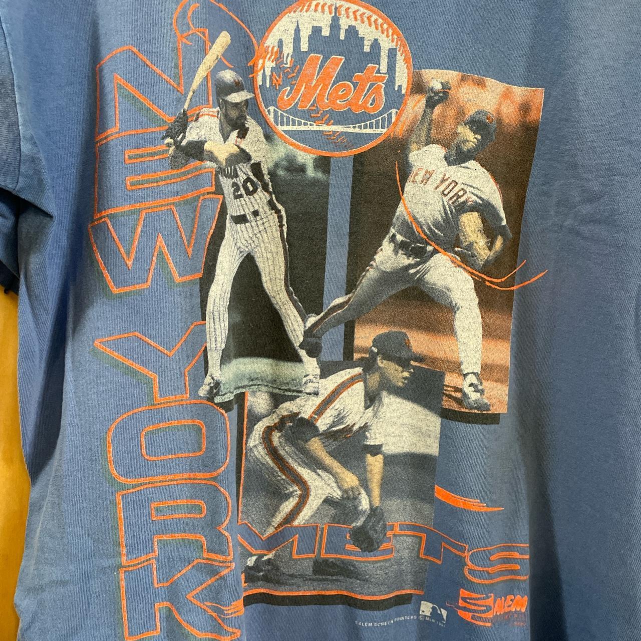 New York Mets tee in blue. From 2012. Womens M. - Depop