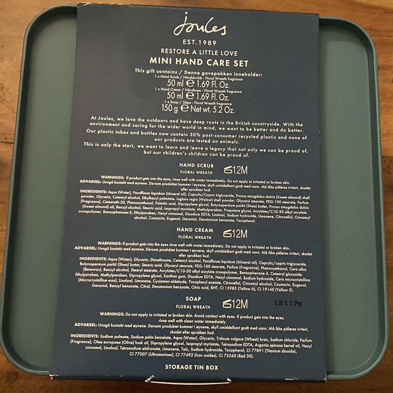Joules Mini Hand Care Set Exfoliating hand scrub... Depop