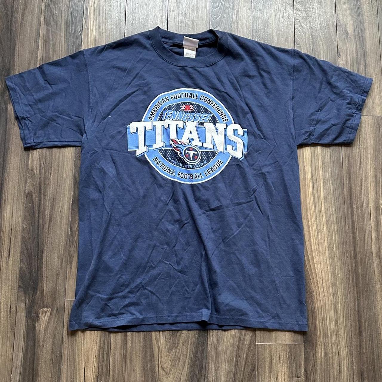 NFL Tennessee Titans Football I Bleed Navy Blue & White - GO Tennessee! T- Shirt, Blue, Large : : Sports, Fitness & Outdoors