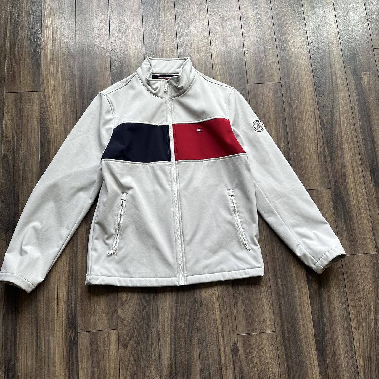 White hilfiger outlet jacket