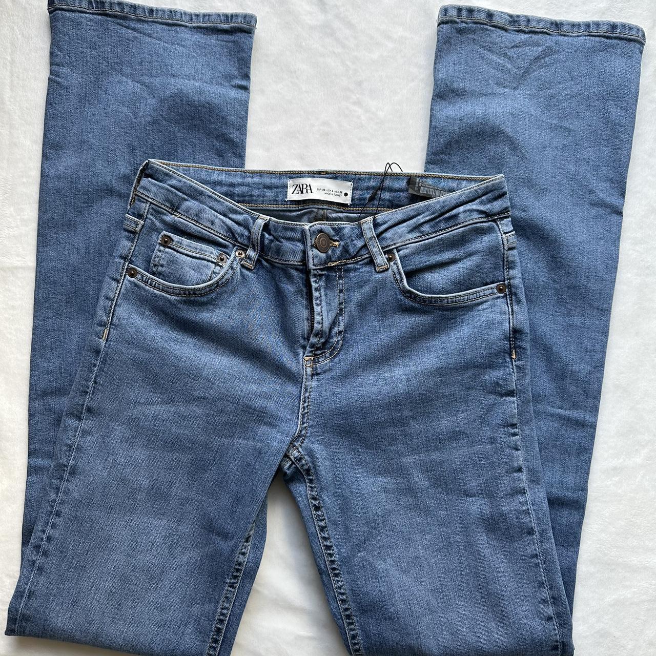 Zara pants size 4 low rise bootcut Depop
