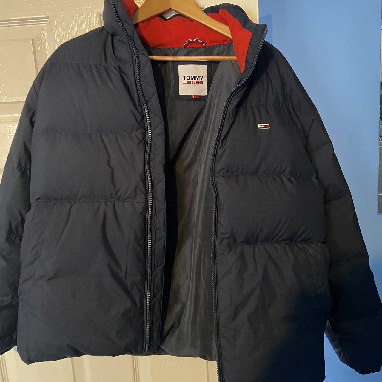 Men’s Tommy Hilfiger puffer coat, medium men’s size... - Depop