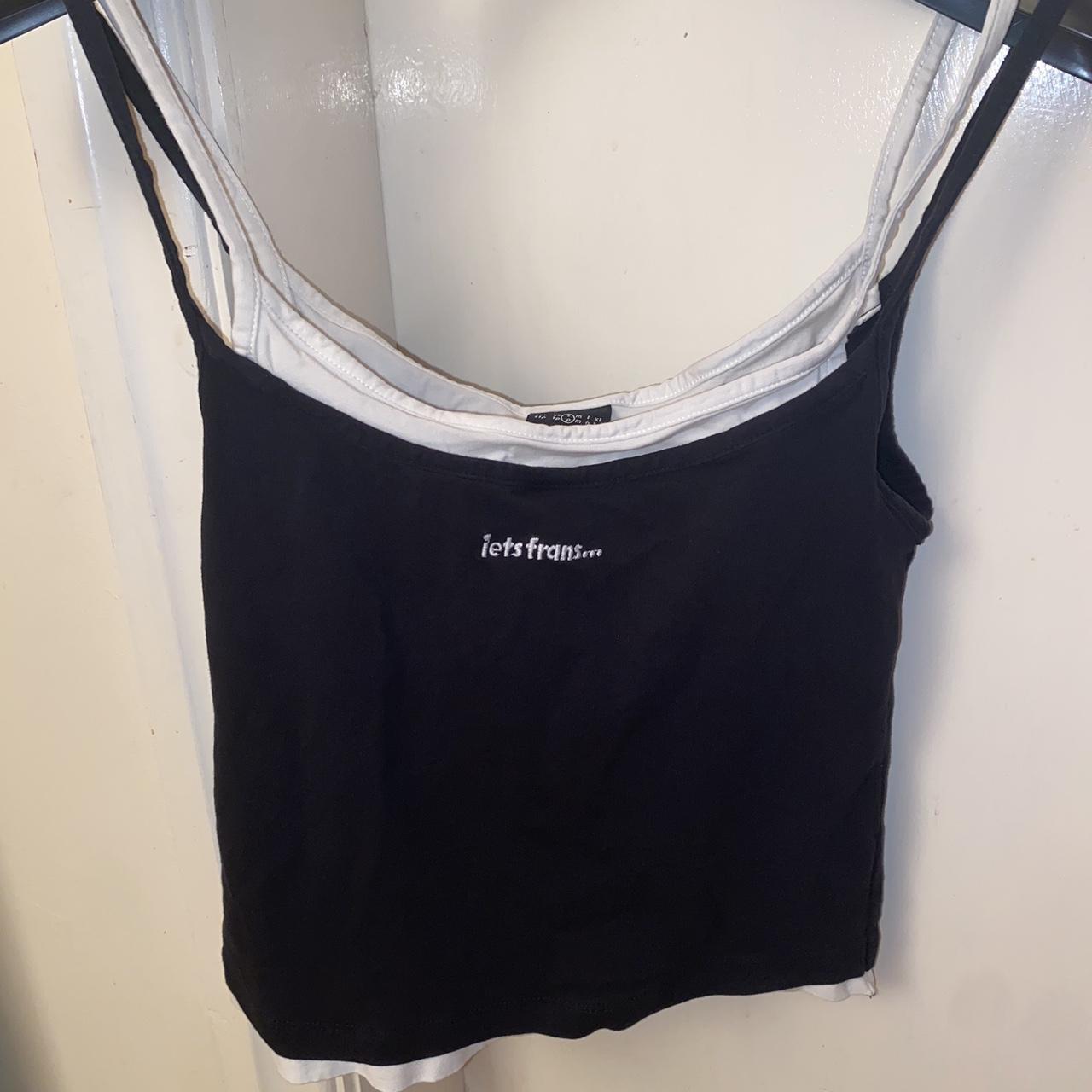 Urban double layer cami top Only worn once Size small - Depop