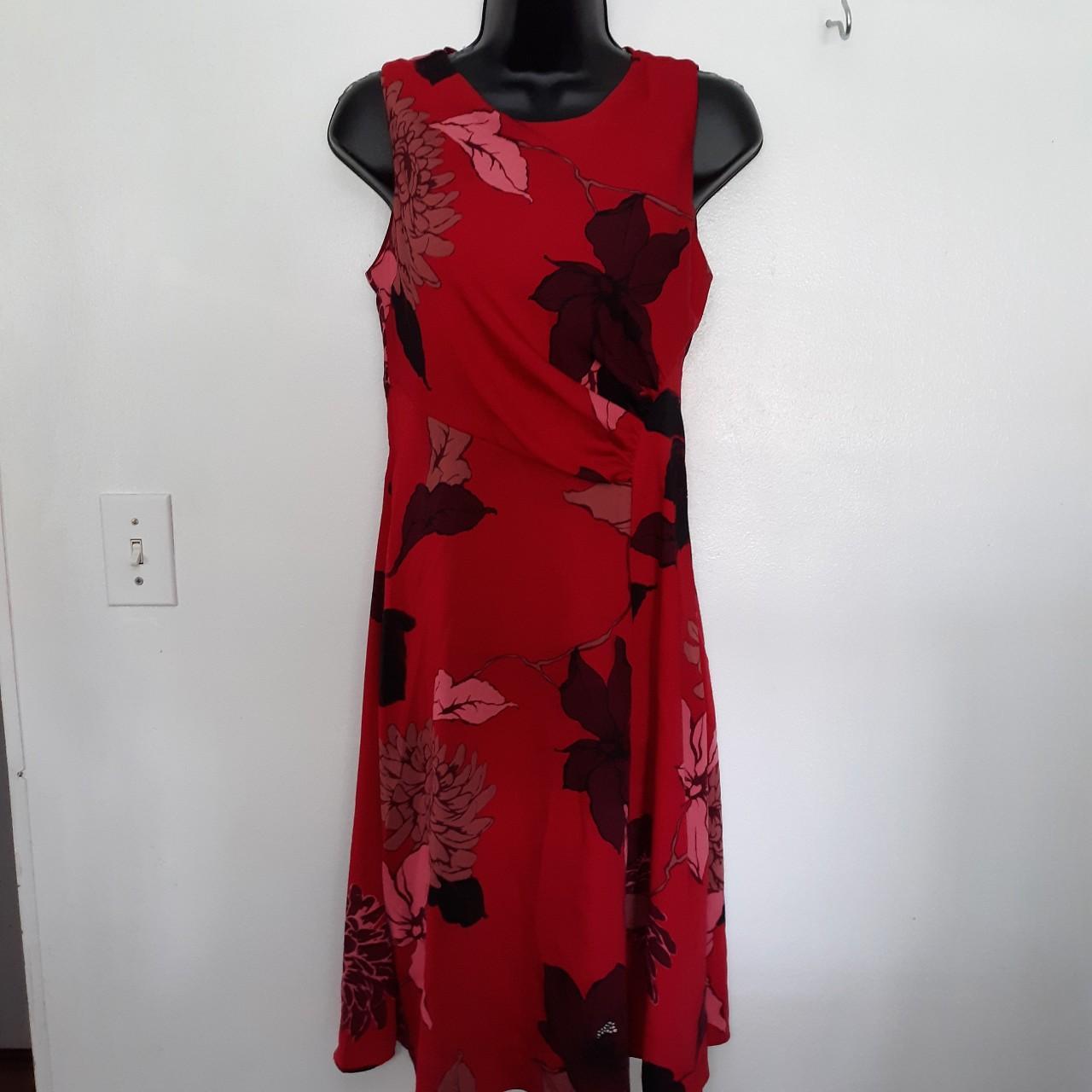 Liz Claiborne dress size 4 100% polyester... - Depop