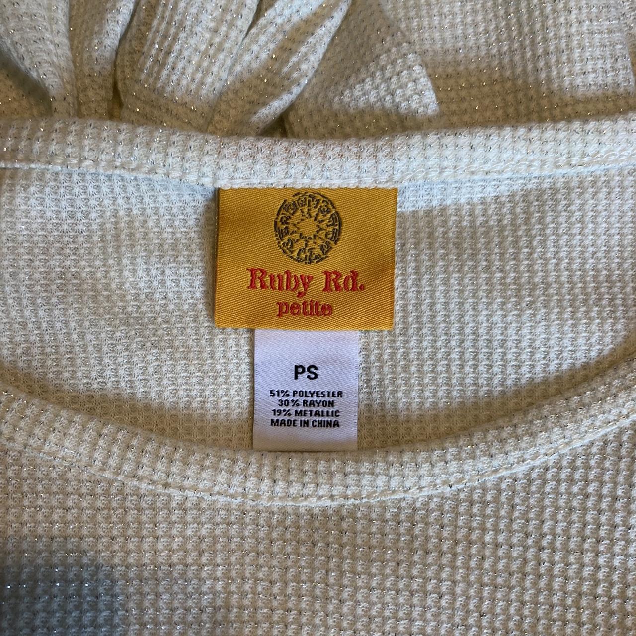 Ruby Rd. Women's Blouse - Cream/White - S – Ruby … - image 2