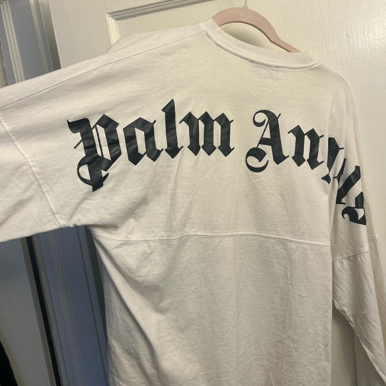 Palm angels long on sale sleeve mock neck tee