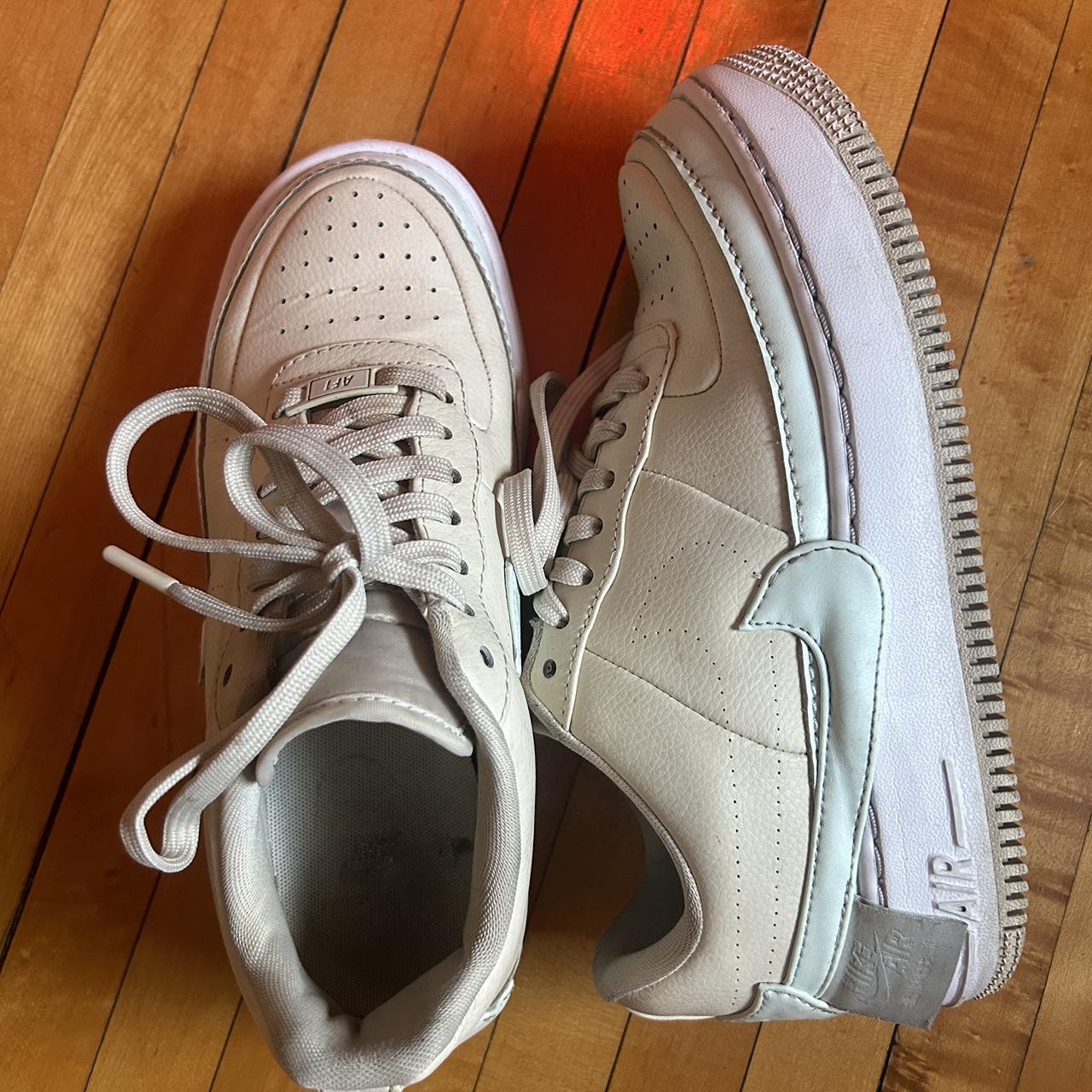 Beige baby blue white Air Force 1 Jester. Bought