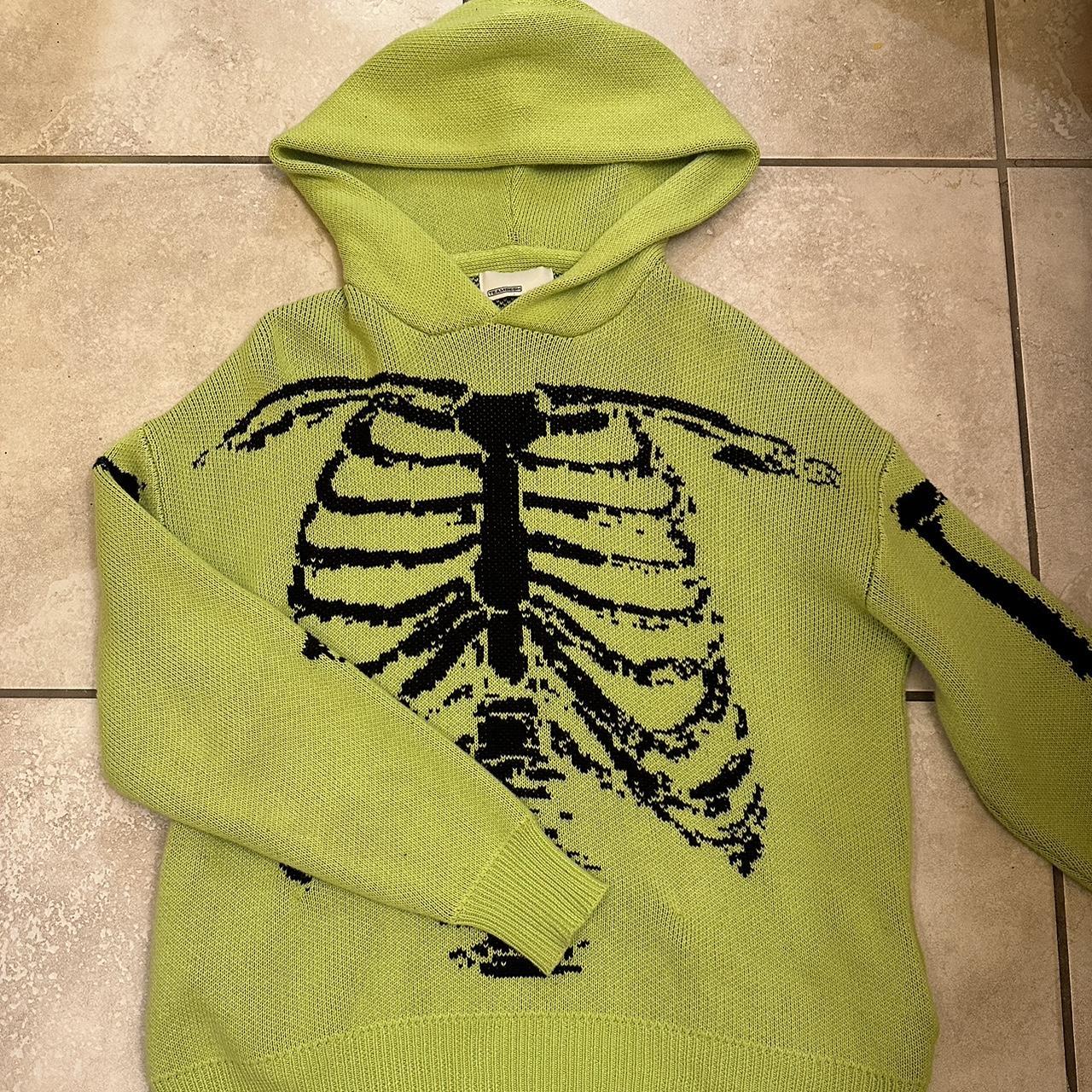 Rare TeamSESH oversized Skeleton hoodie. No flaws... - Depop