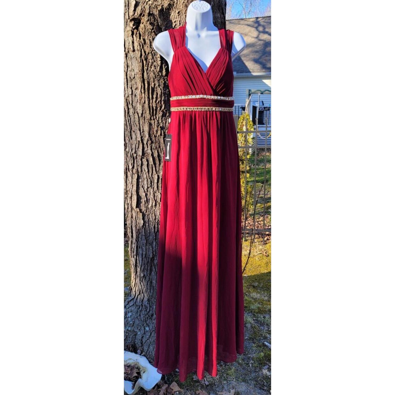 Grecian style formal sales dress