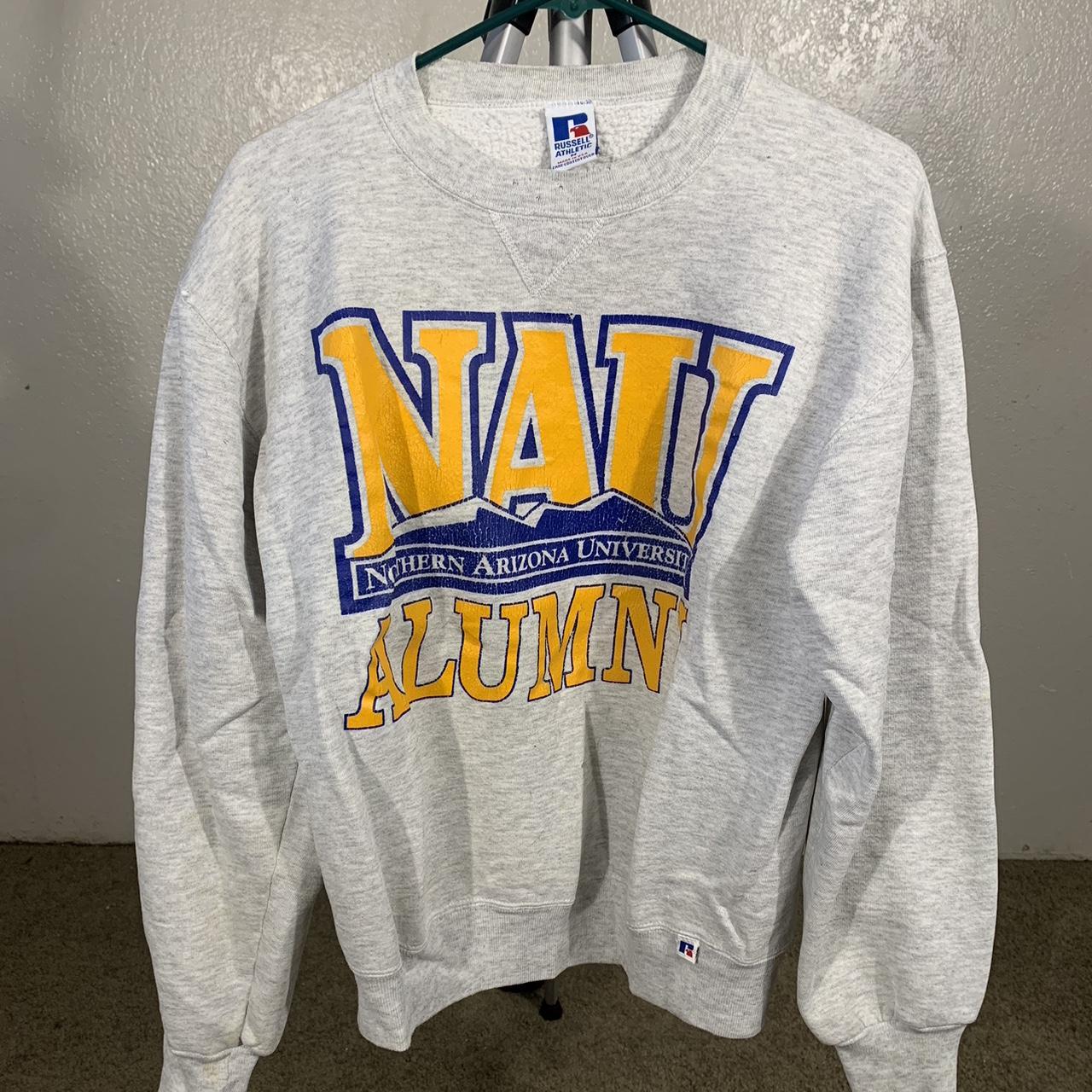 Vintage Northern Arizona University 80s Gray... - Depop