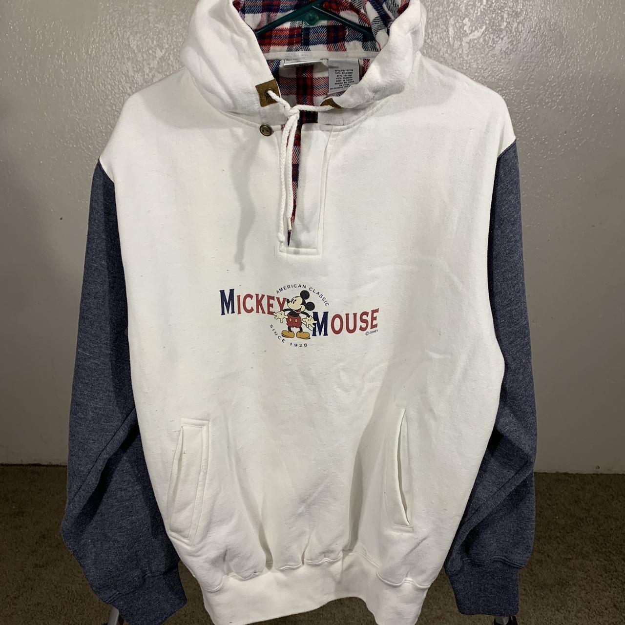 Mickey mouse clearance pullover hoodie men's