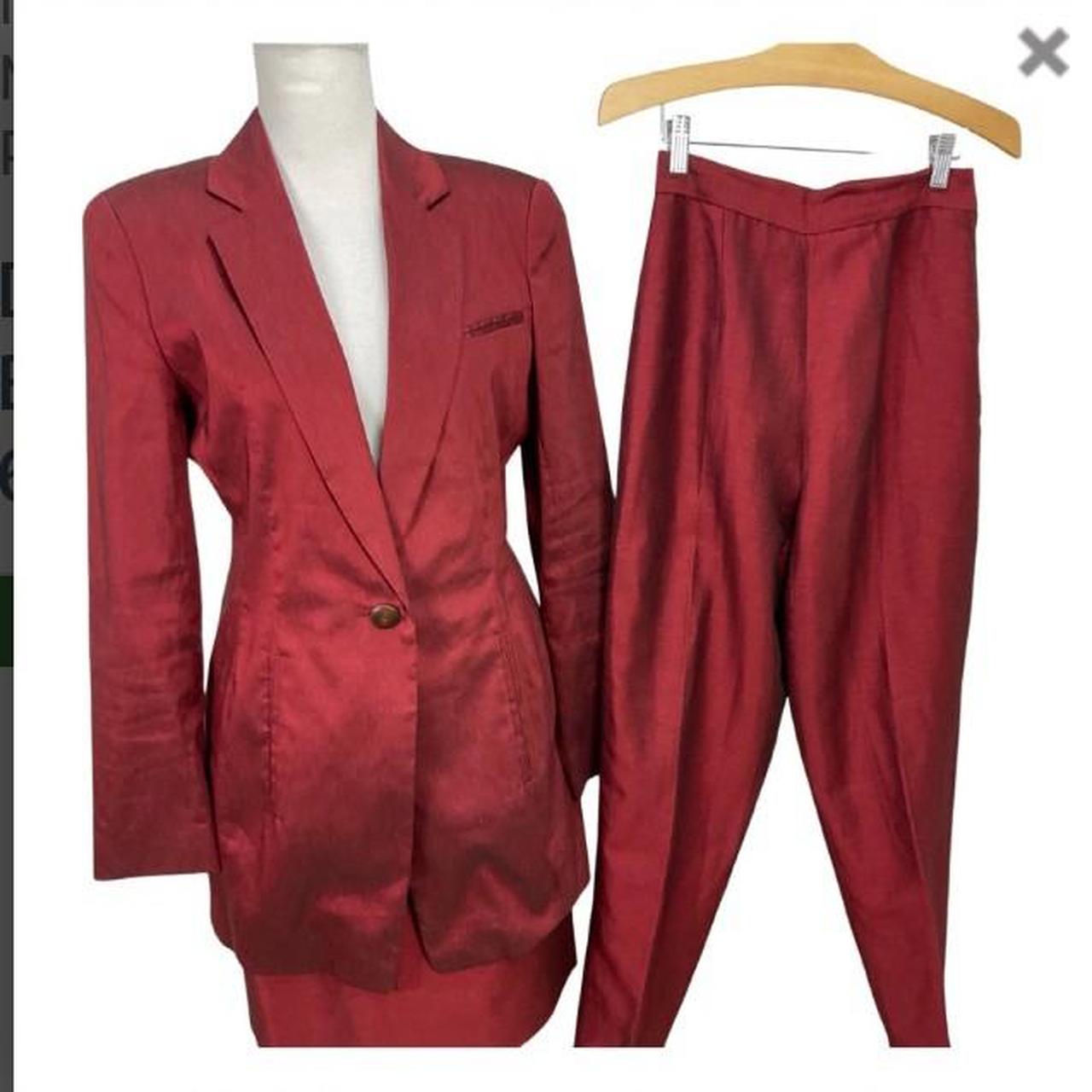 Dana Buchman Luxe Linen Blend Blazer, Skirt & Pants,... - Depop