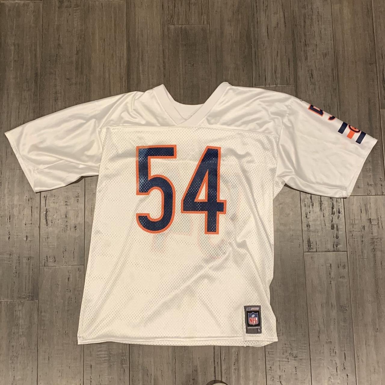 NFL, Shirts, Nfl Chicago Bears Urlacher Orange Jersey Size 54