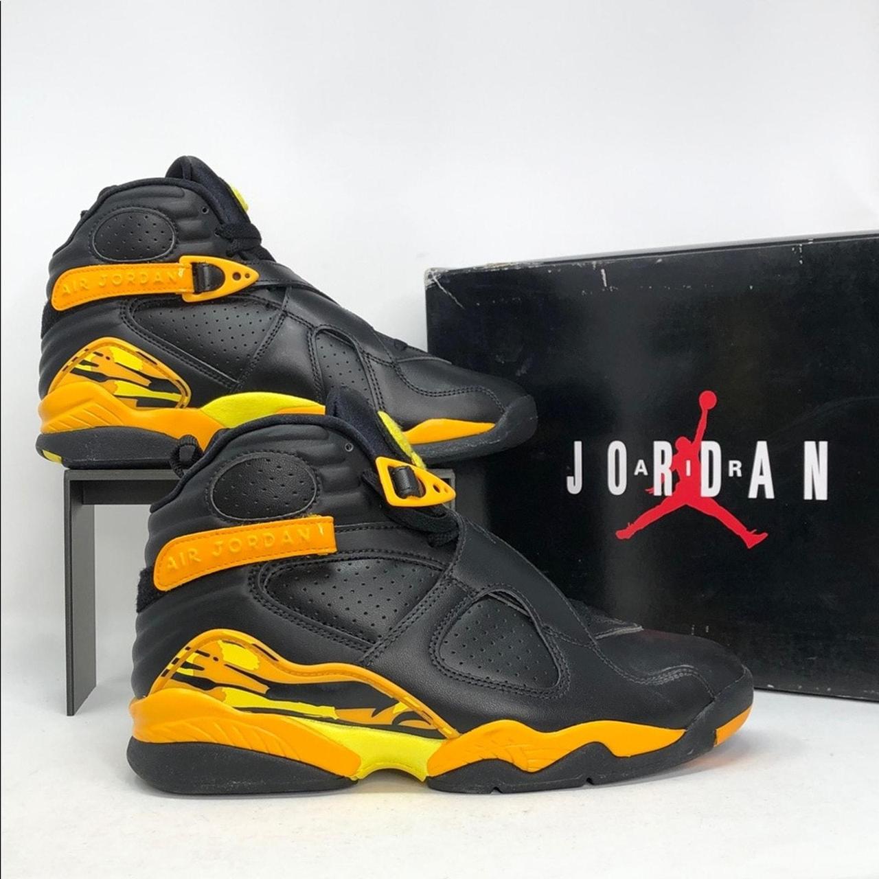 womens black and yellow jordans
