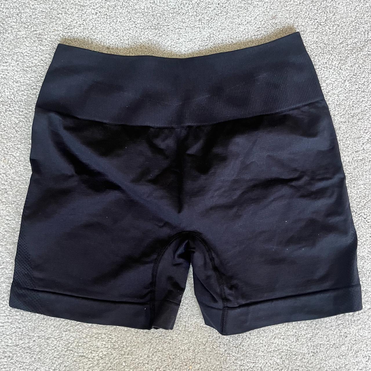NEW (unused) Black Biker Shorts 92% Nylon Depop