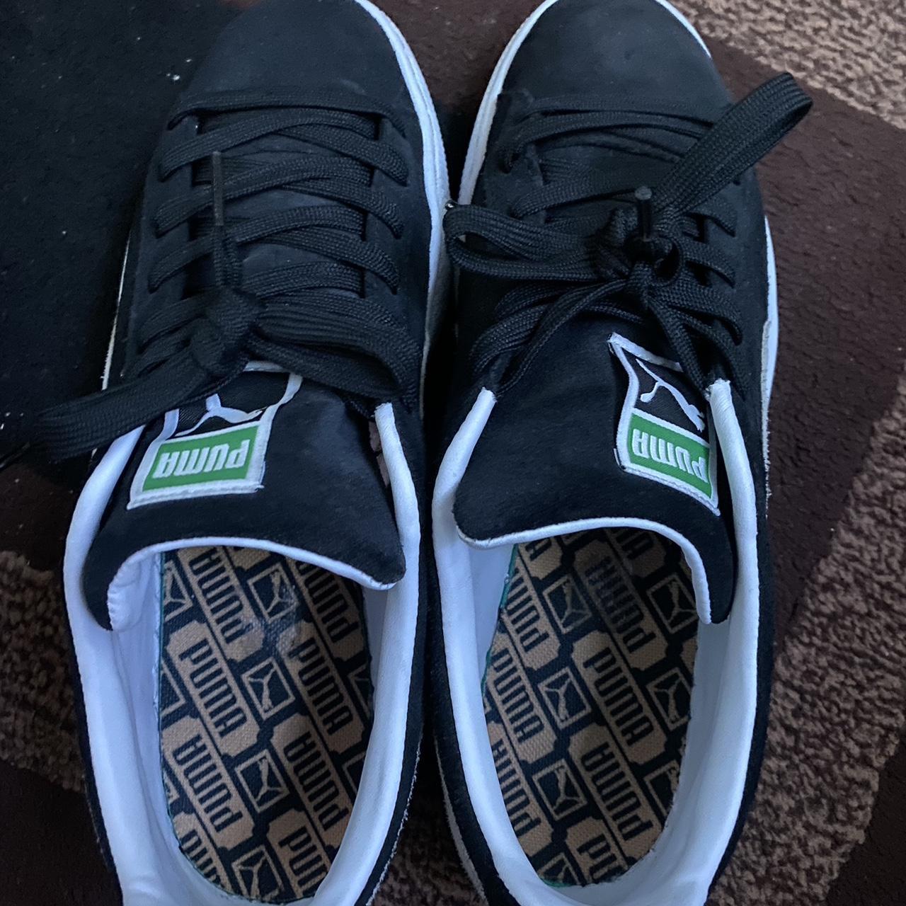 Puma suede With crease protectors and box Hit Depop - Main Image