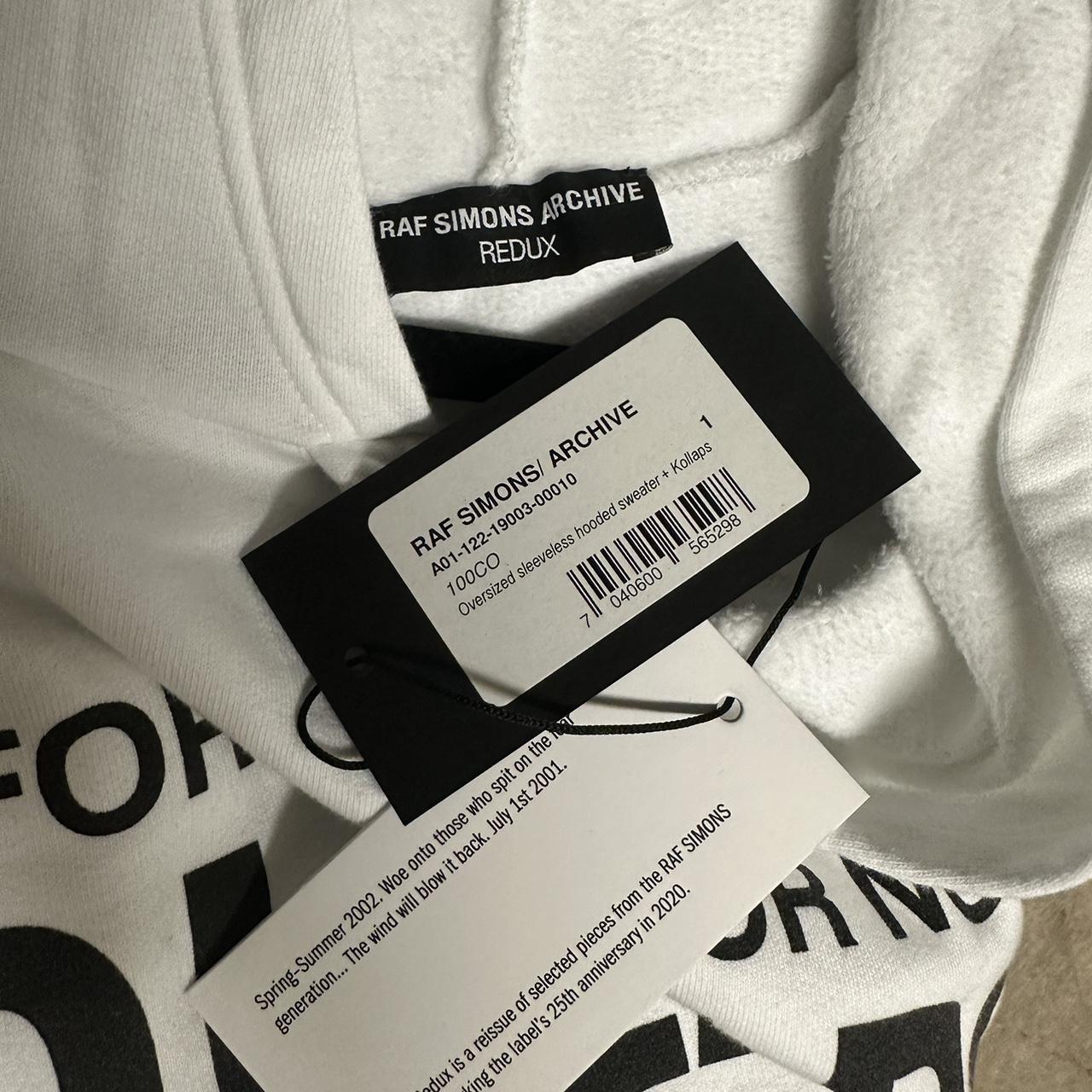 【メール便送料無料対応可】 Simons RAF archive Depop | 1 Size hoodie kollaps redux トップス