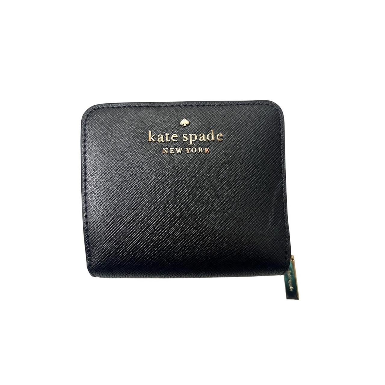 Kate Spade Staci Small L-Zip Bifold Wallet Black
