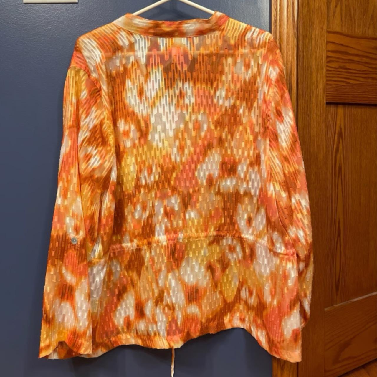 Ruby Rd. Women's Blouse - Orange/Multi - 20 – Rub… - image 2