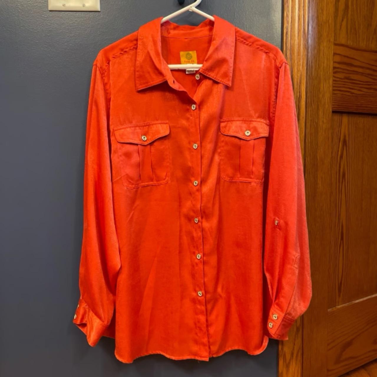 Ruby Rd. Women's Blouse - Orange/Red - 22 – Ruby … - image 1