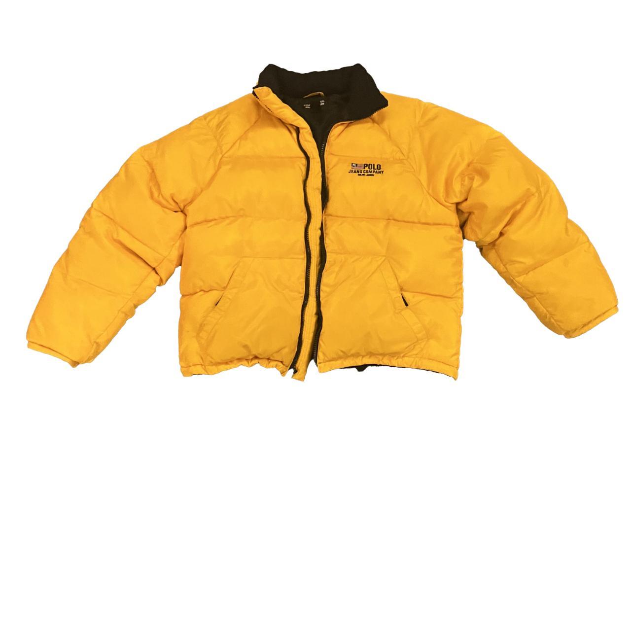 Yellow polo online coat