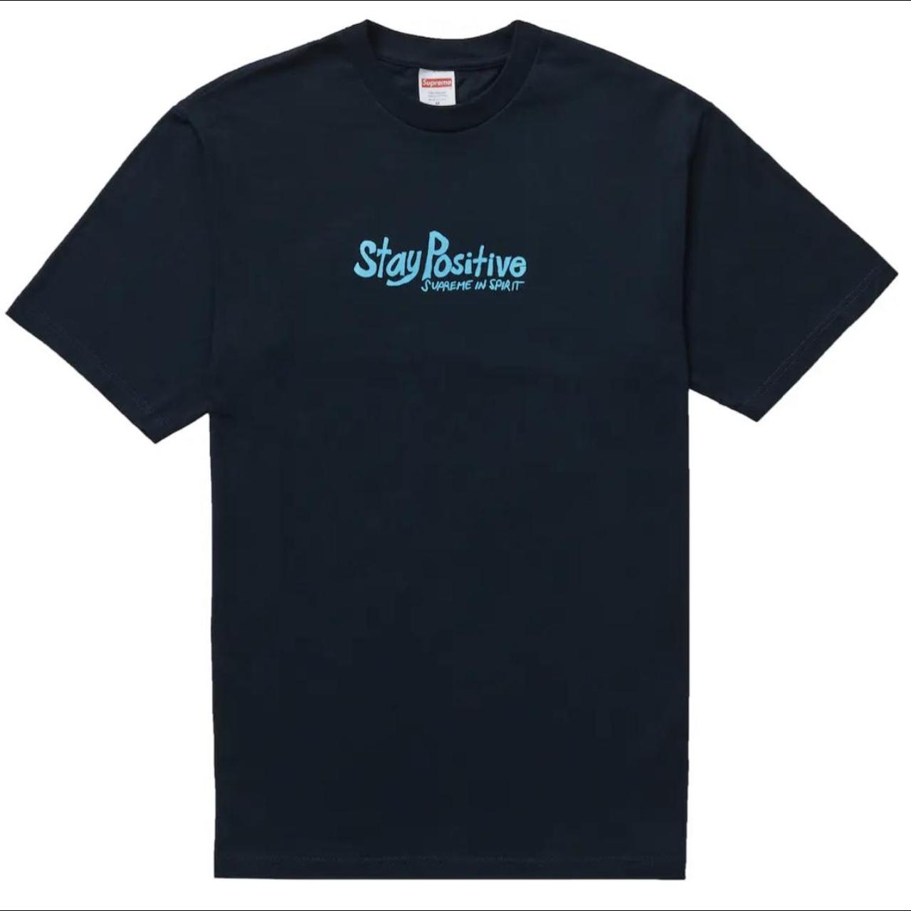 Supreme Stay Positive Tee Navy Size Medium M FW20...