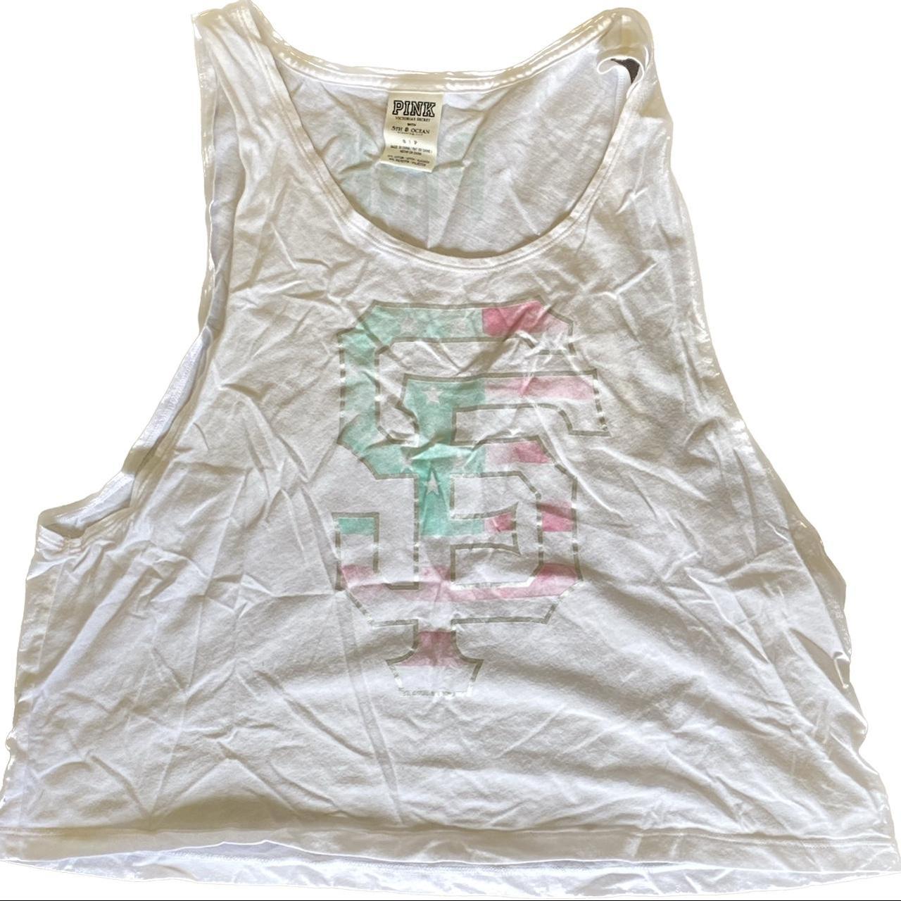 VS Pink SF Giants Baseball Shirt ✨ Victoria's - Depop