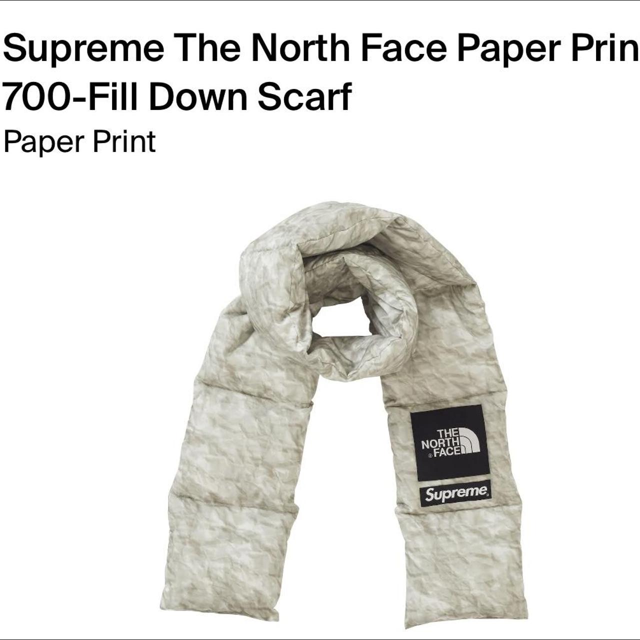 SUPREME THE NORTH FACE PAPER PRINT 700 FILL DOWN... - Depop