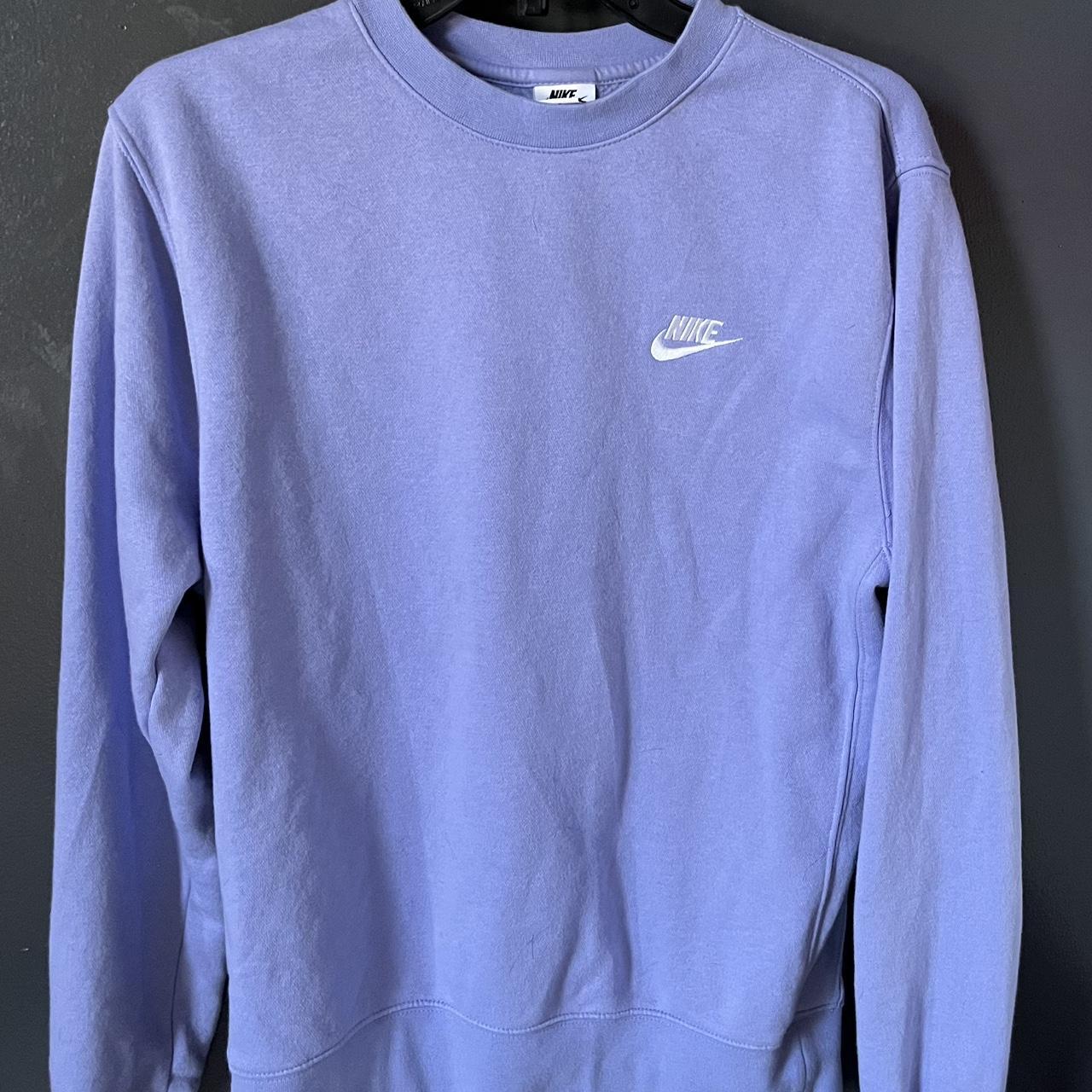 Lavender Nike crewneck, brand new never worn. No... - Depop