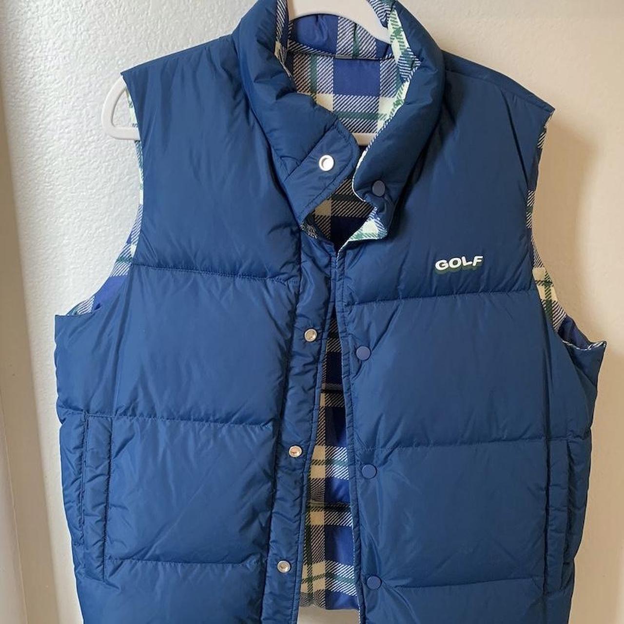 Golf Wang Reversible Puffer Vest navy blue, only...