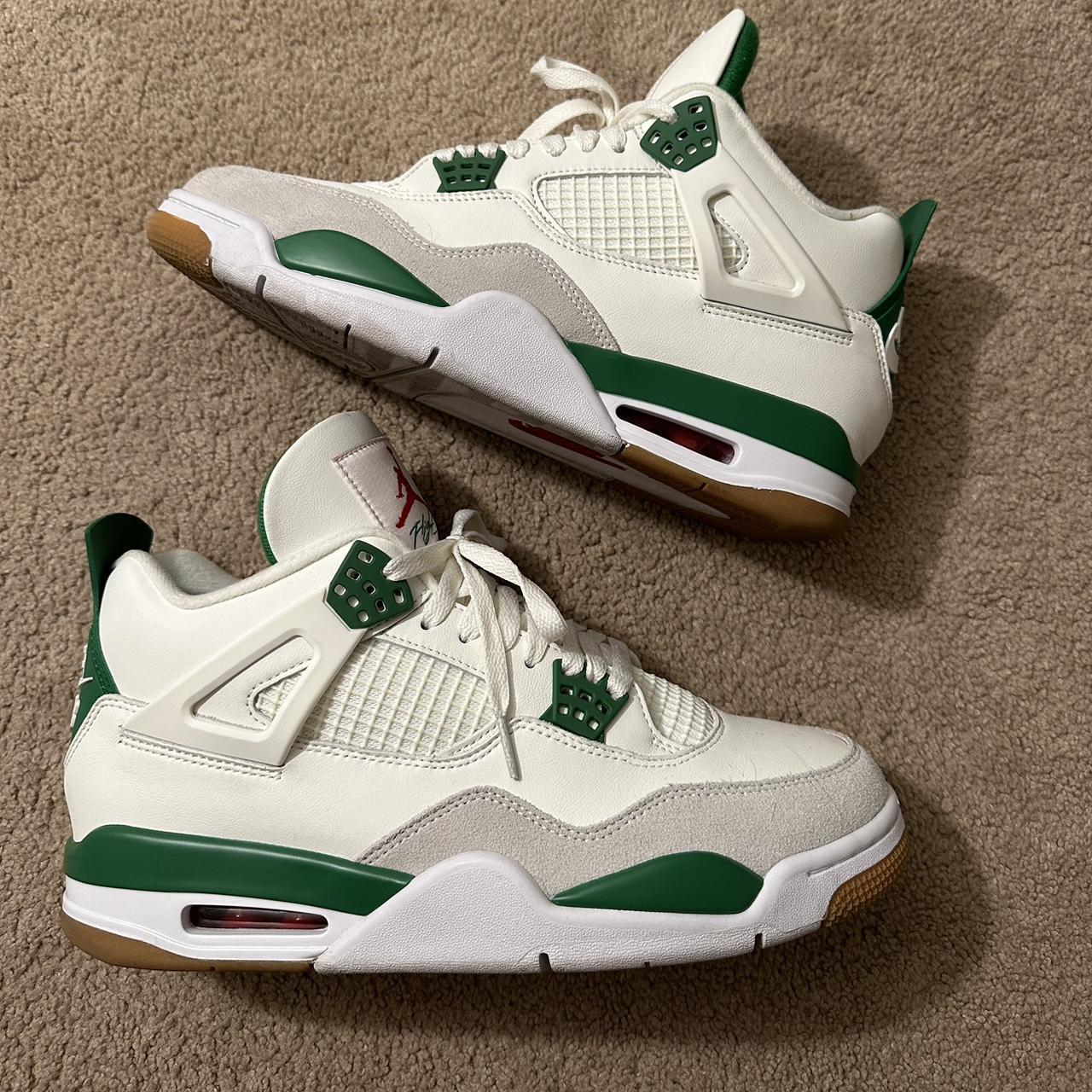 Jordan 4 SB Pine Green Size 11 Great condition.... - Depop