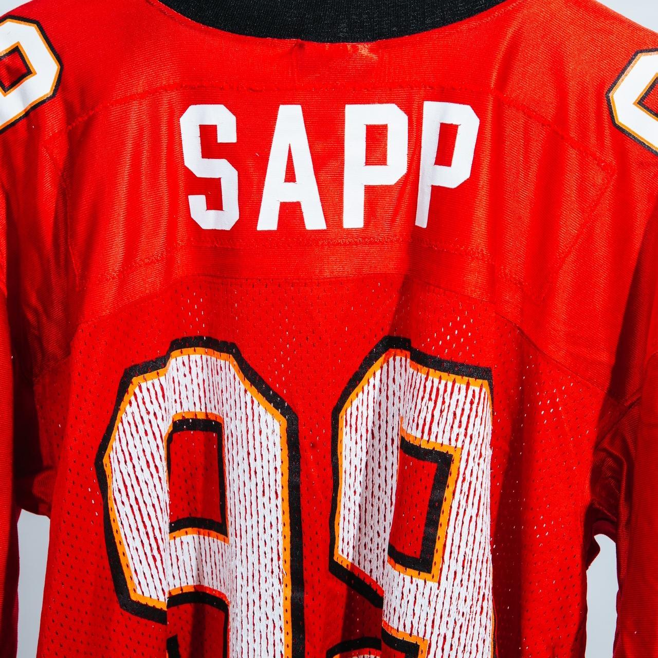 Vintage Warren Sapp Jersey Tampa Bay Buccaneers size - Depop