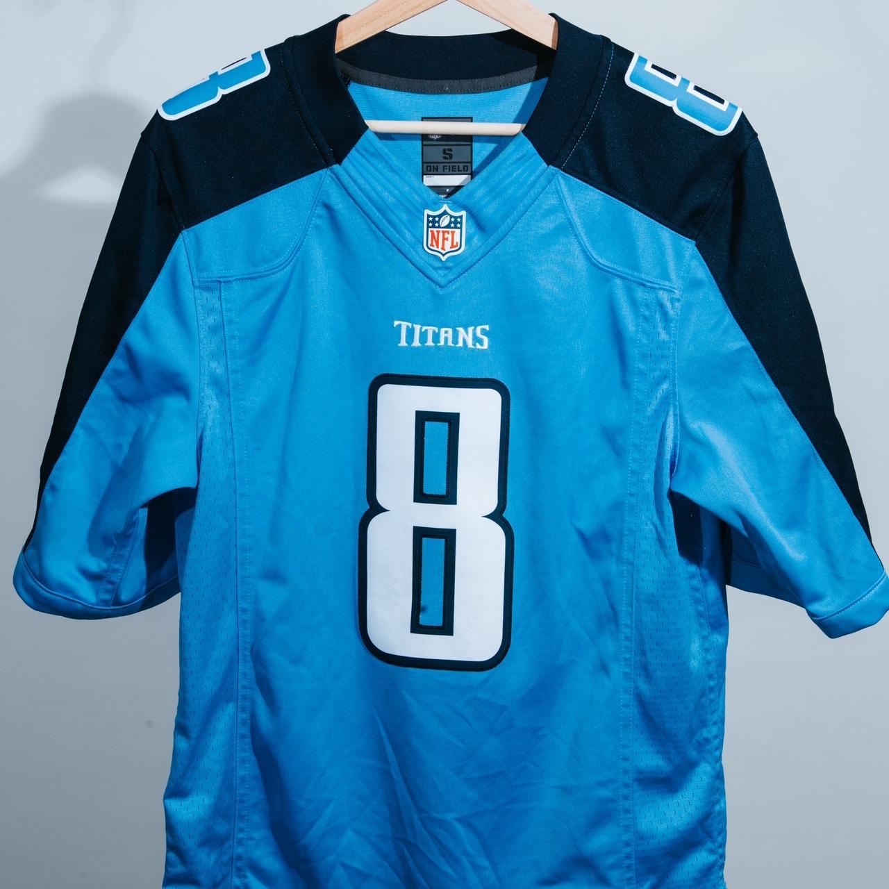 Vintage Tennessee Titans Marcus Mariota jersey. Worn - Depop