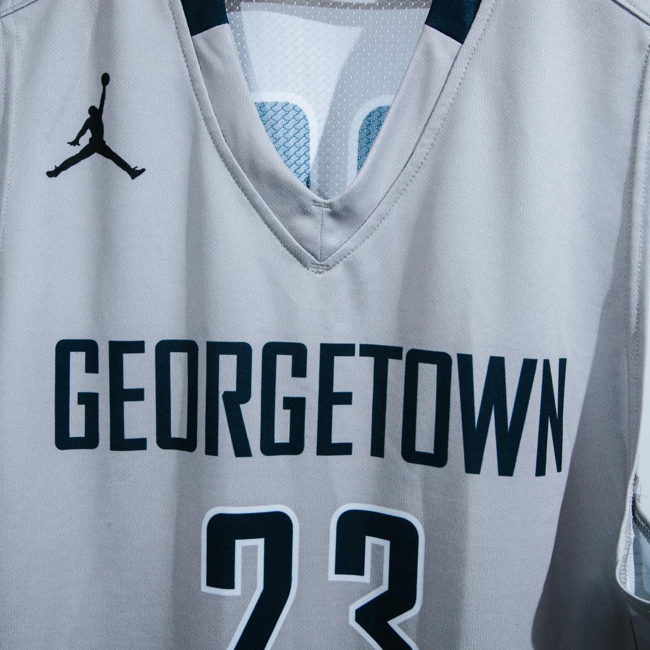 Jordan Brand Georgetown Hoyas Basketball Jersey Depop