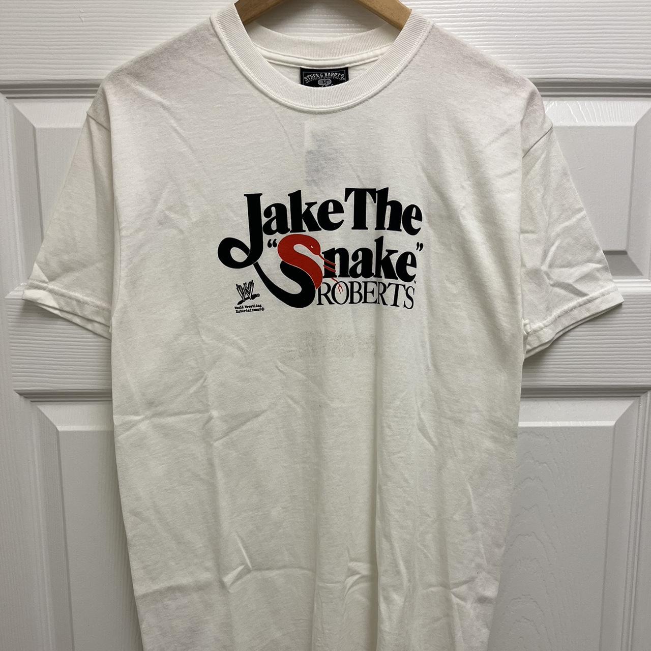 Rare Vintage WWE Jake The Snake Roberts 2002 White | Depop