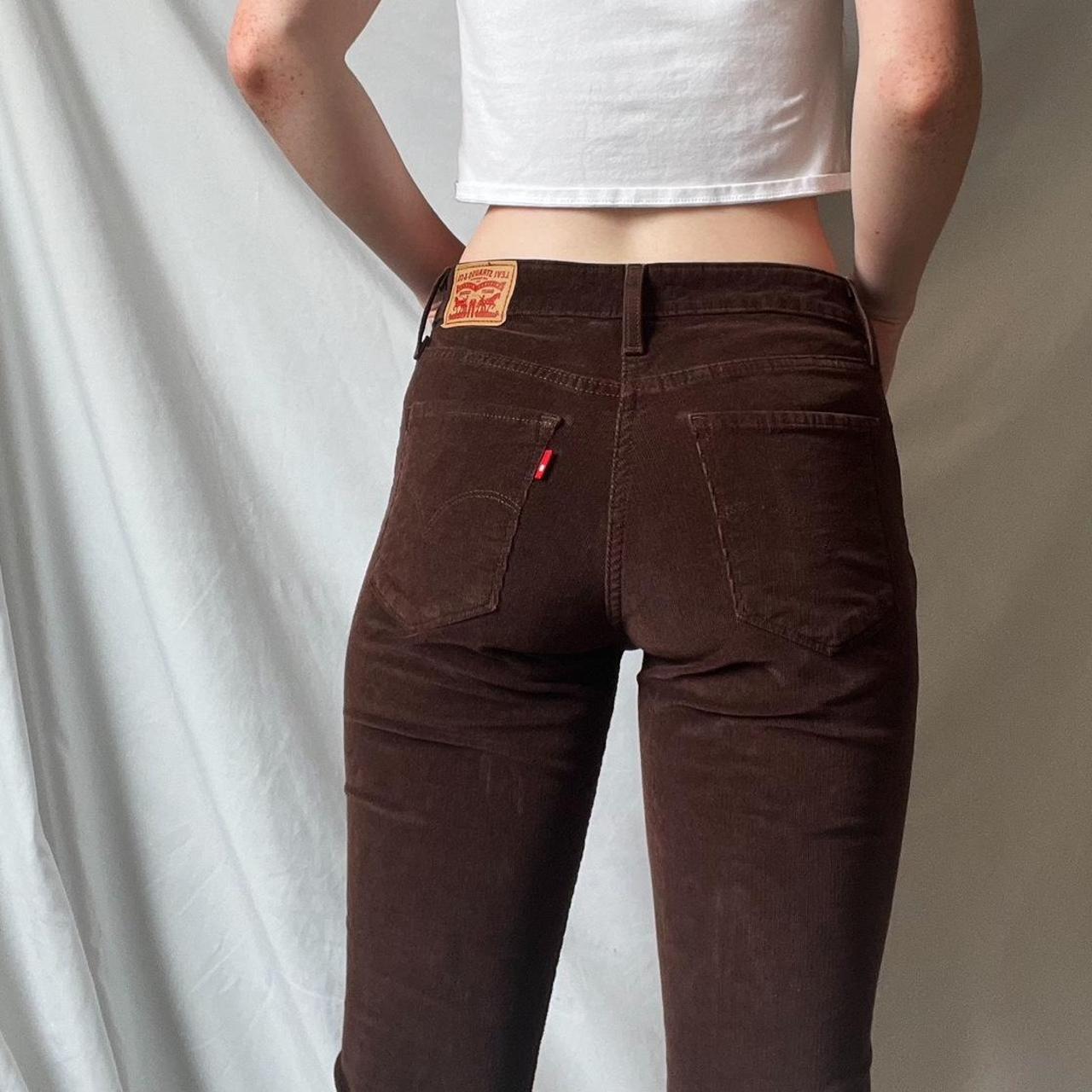 Vintage 70s Levi's lightwash brown corduroy jeans - Depop