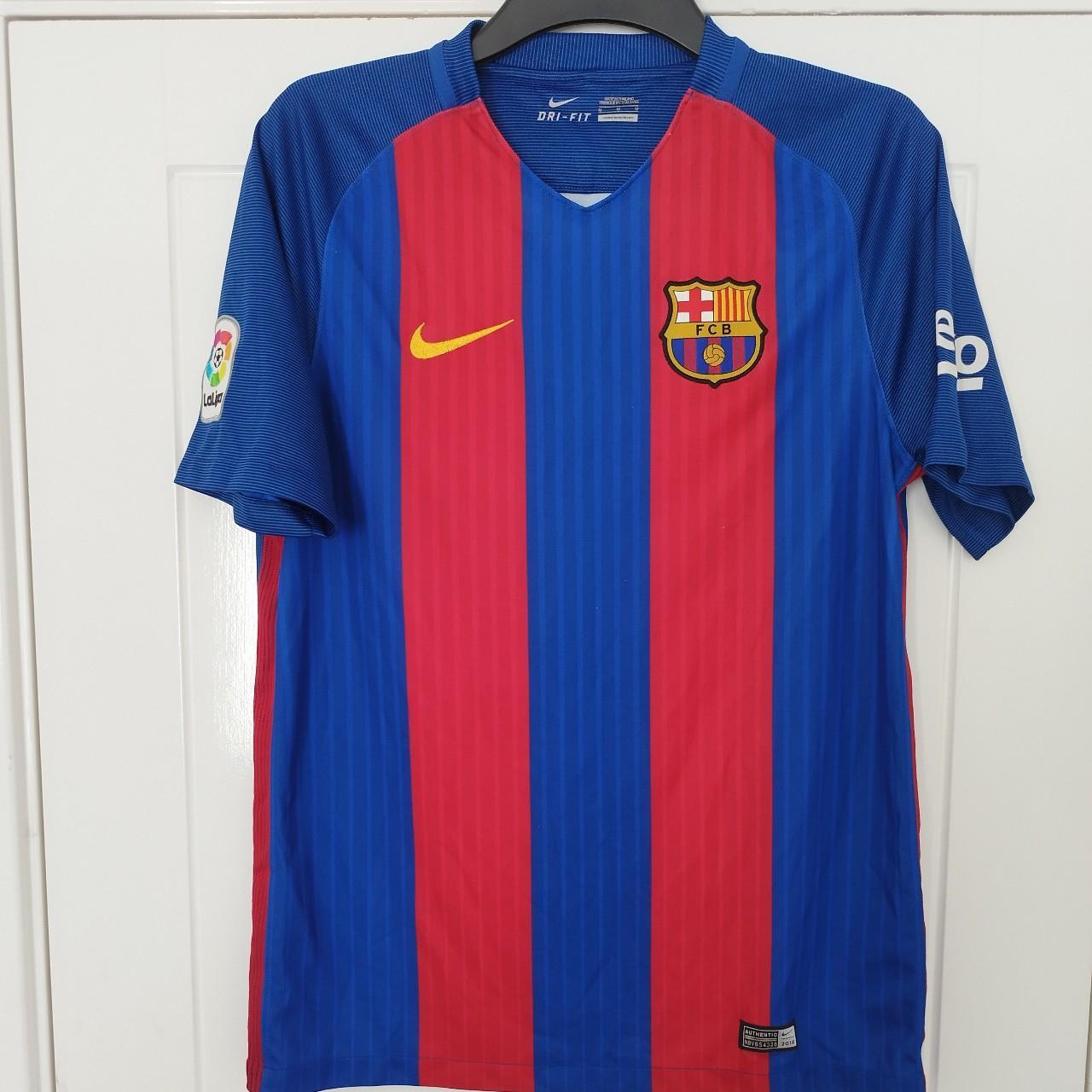 F.C Barcelona Football shirt kit Nike Size -... - Depop
