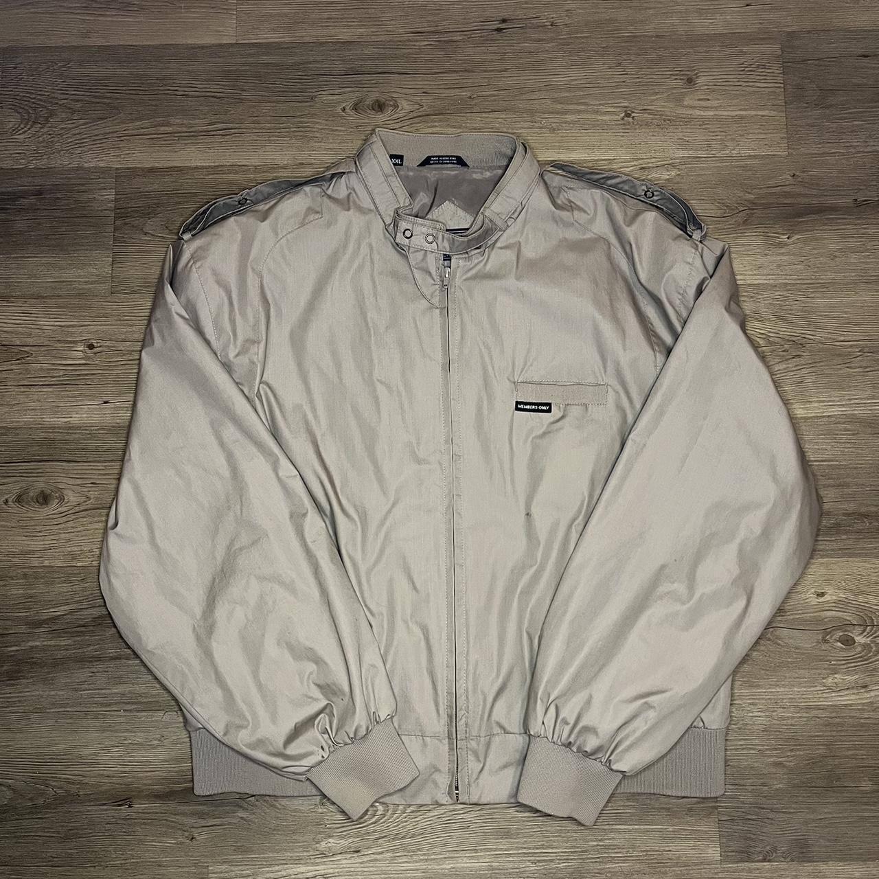 Tan members shop only jacket