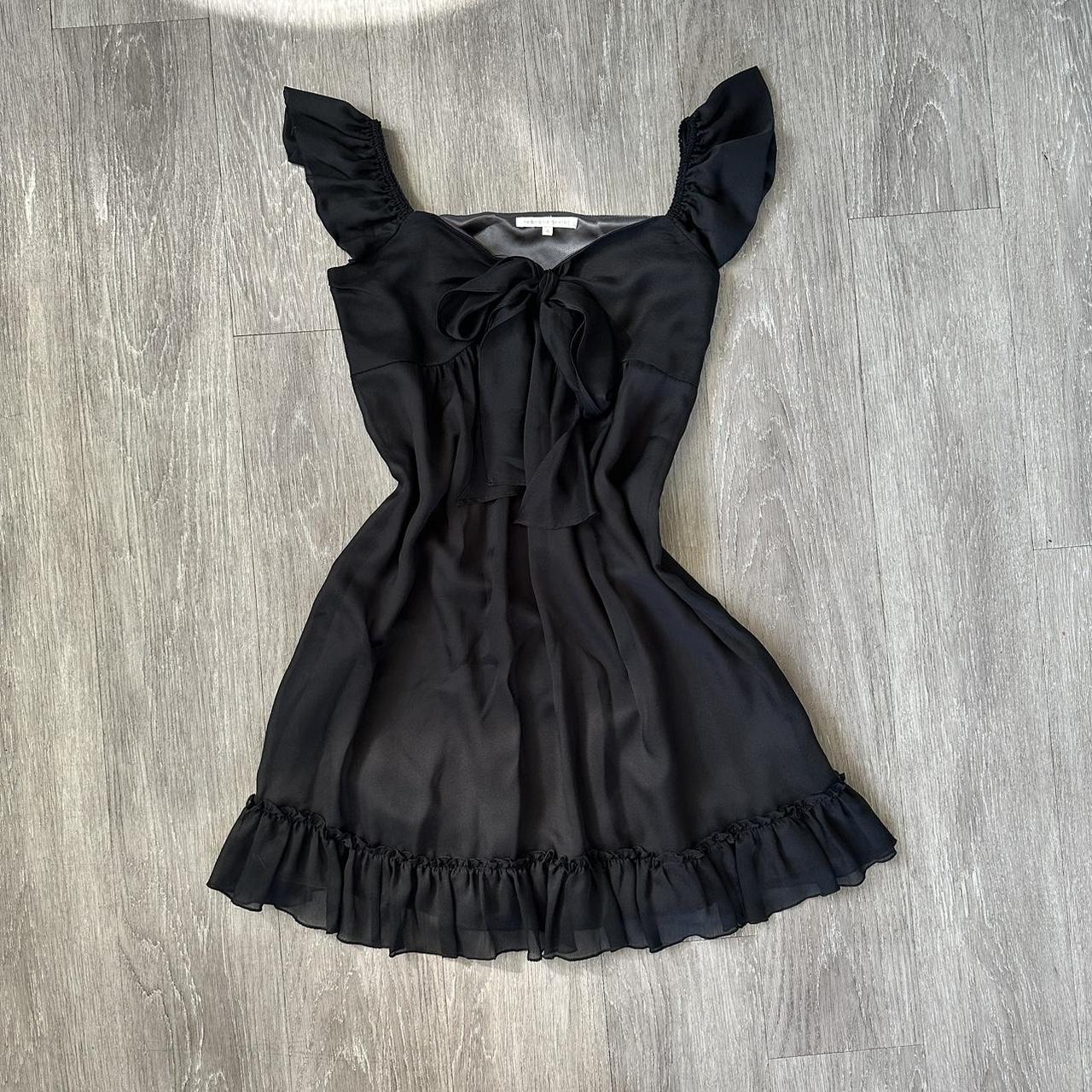 COQUETTE STYLE BLACK DRESS *Brand - REBECCA... - Depop