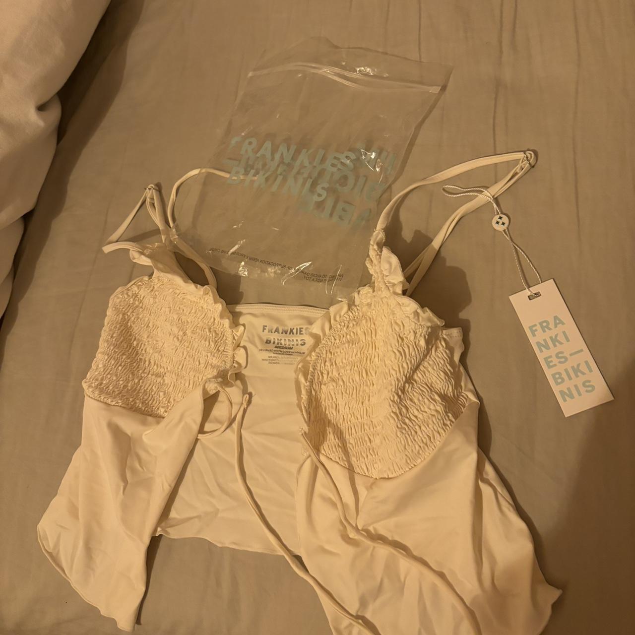 Frankies Bikinis Penelope Ruffle Tankini Bikini Top... Depop