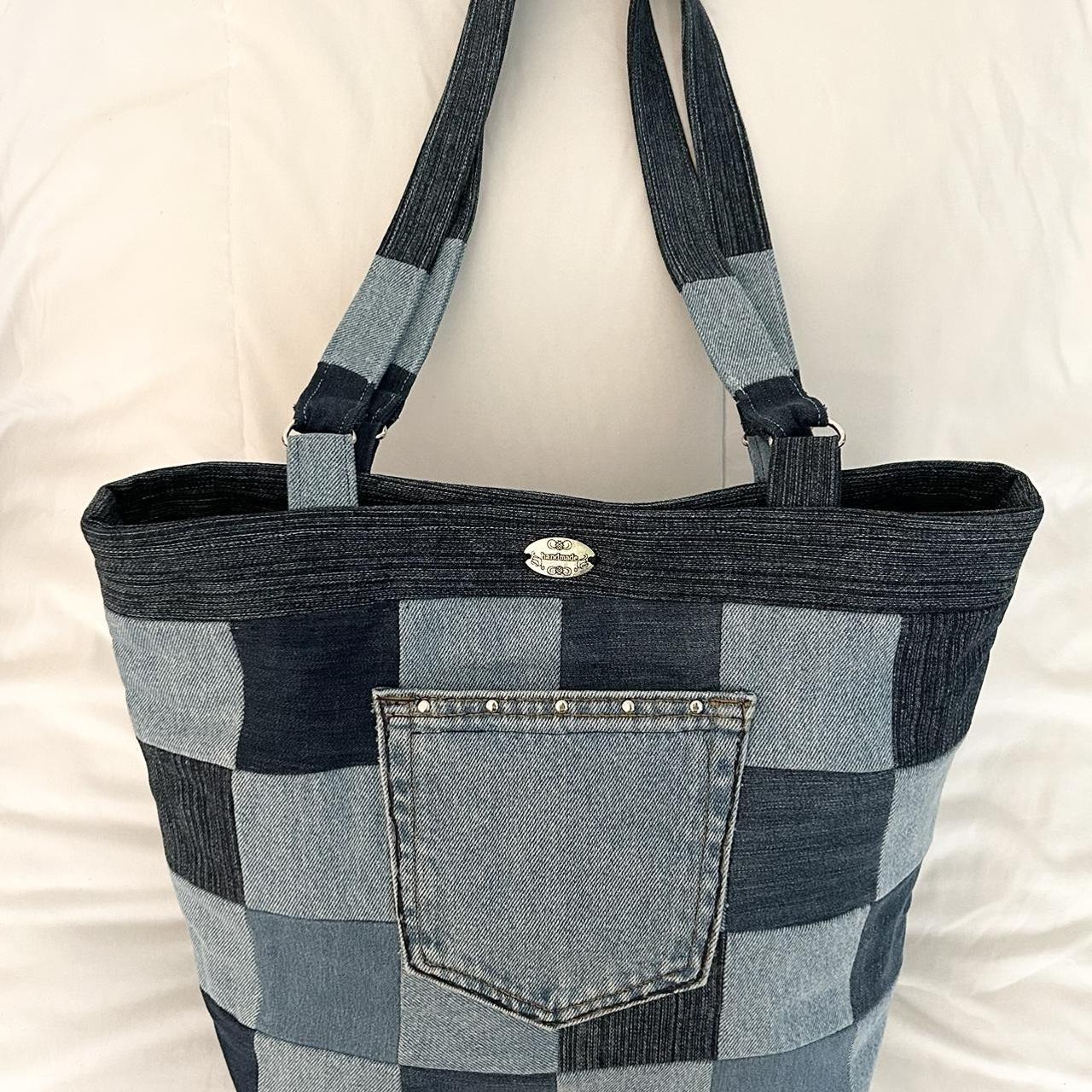 Women's Handbag OFFERS OPEN! This cute blue denim... - Depop