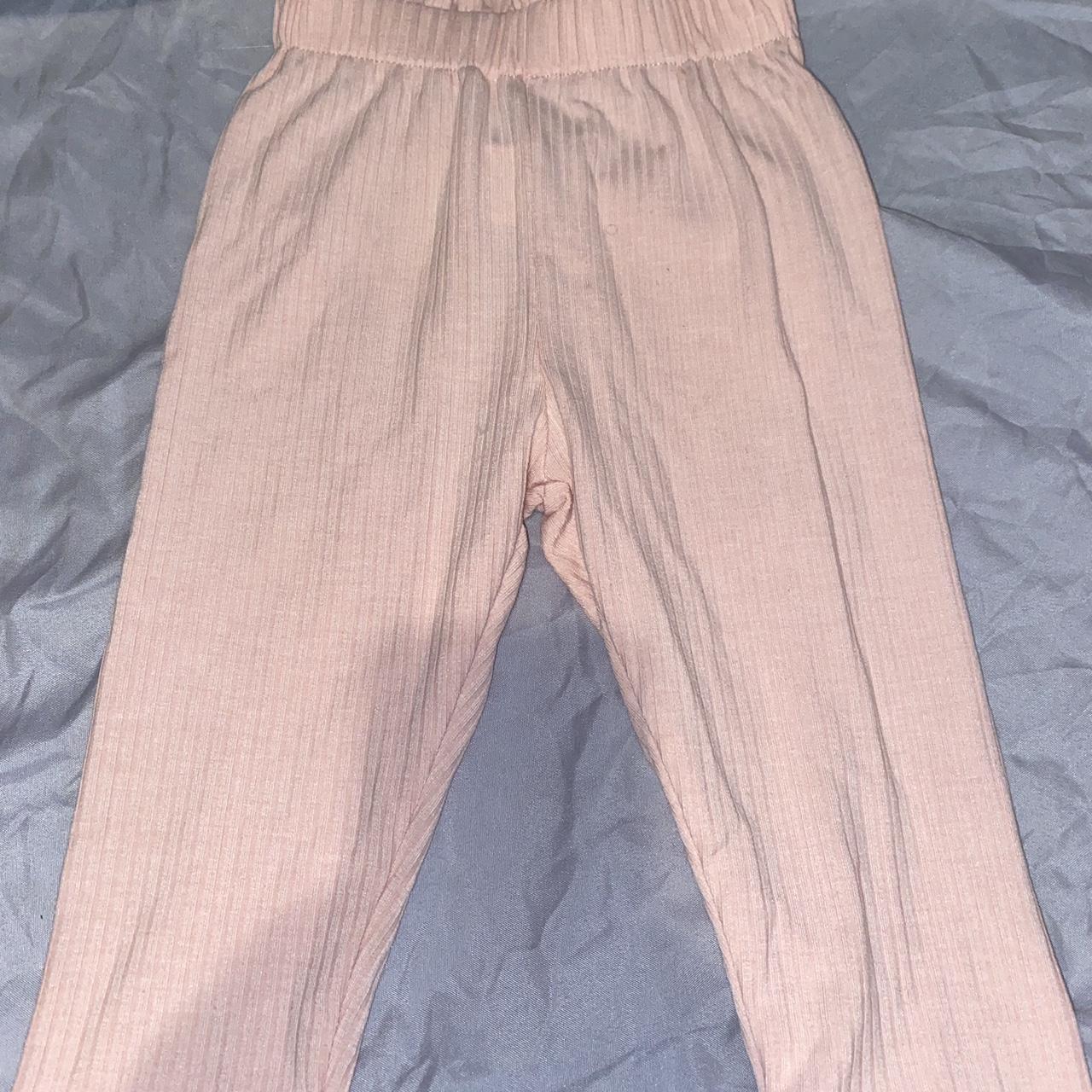 •Babygirl, straight legged pants with small ruffling... - Depop