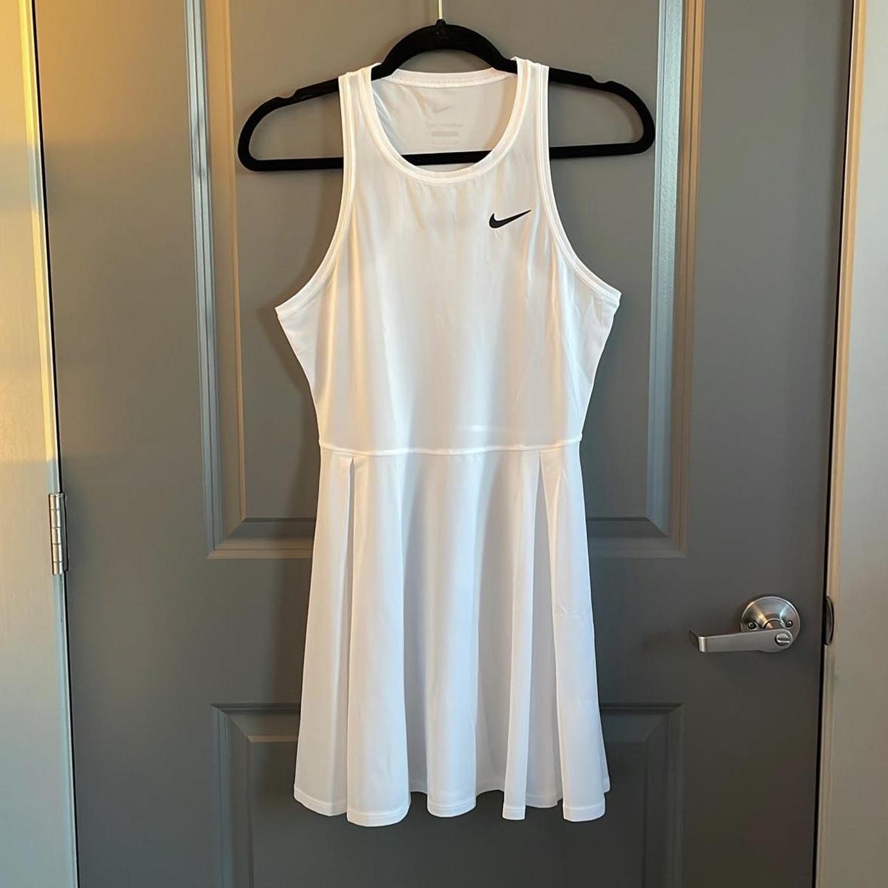 white nike dress