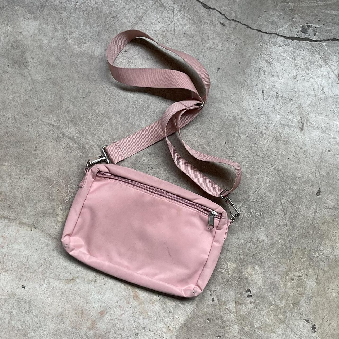 S pink leather Pocket bumbag