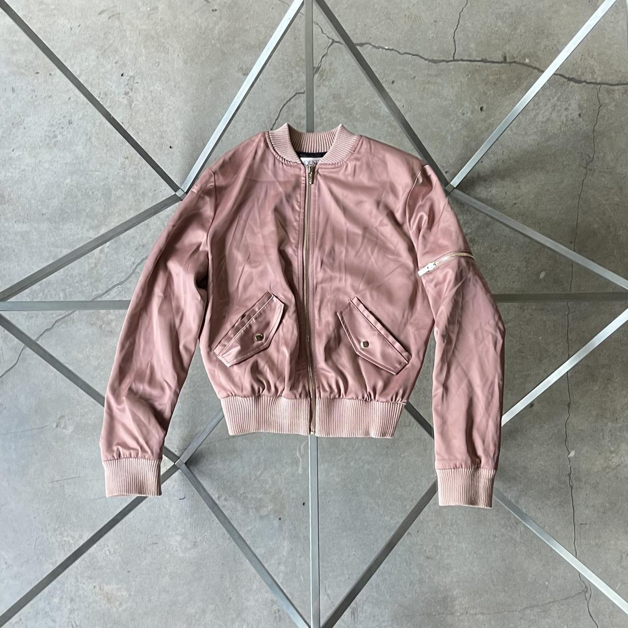 Mauve bomber outlet jacket