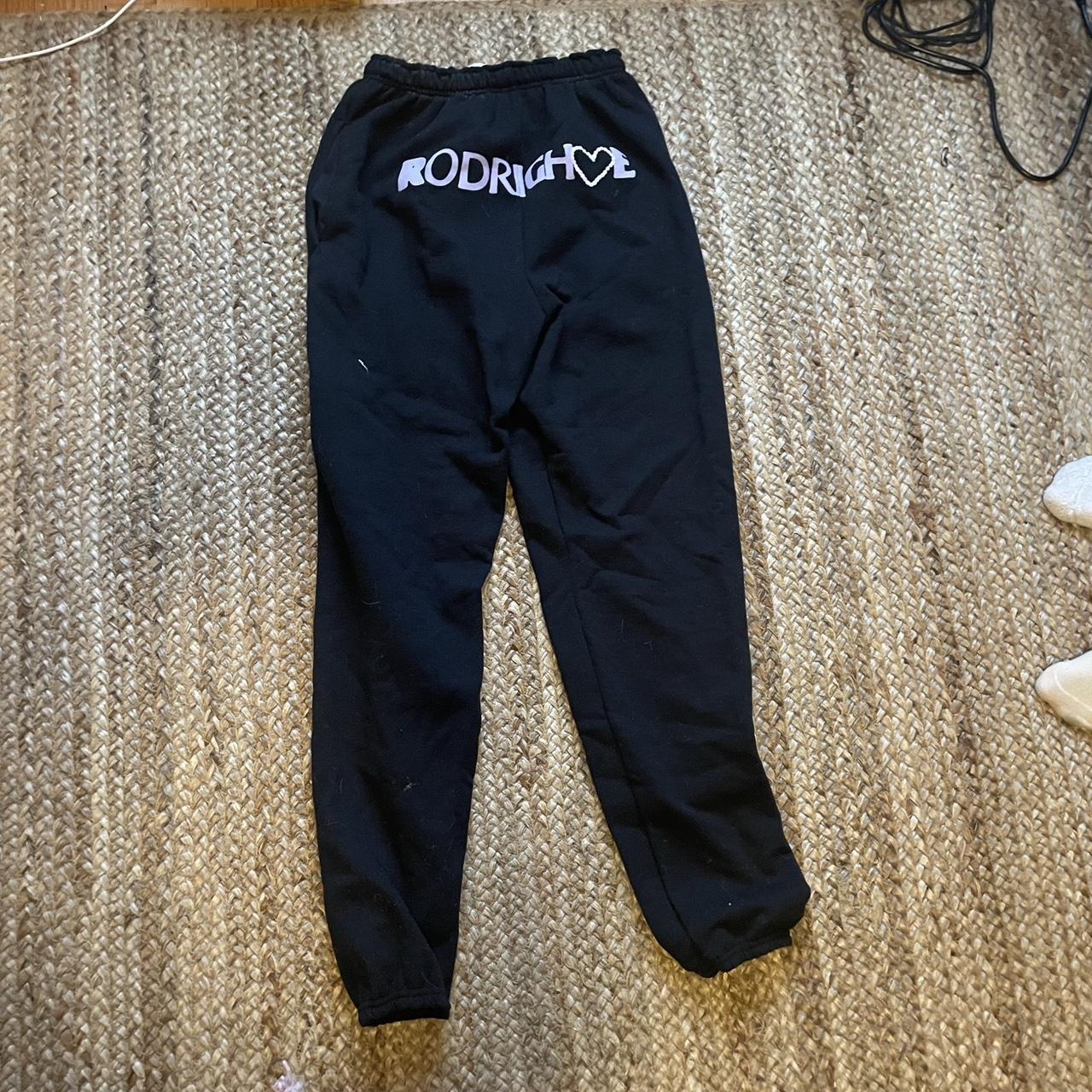 olivia rodrigo sour tour sweats - a little linty,... - Depop